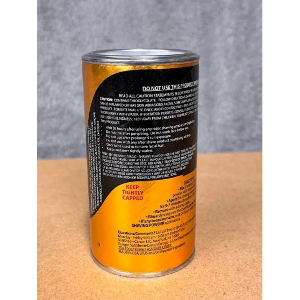SoftSheen-Carson Magic Fragrant Shaving Powder 4.5oz Depilatory Stop Razor Bumps